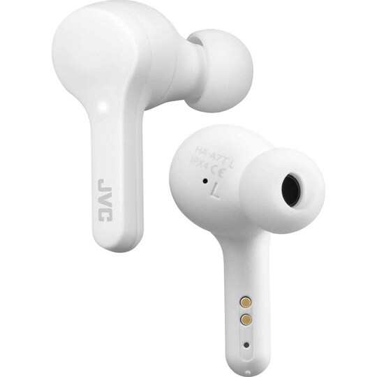 JVC Gumy HA-A7T trådløse høretelefoner (coconut white) | Elgiganten