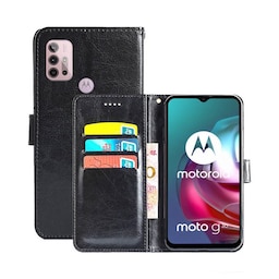 Wallet Cover 3-kort Motorola Moto G30  - sort