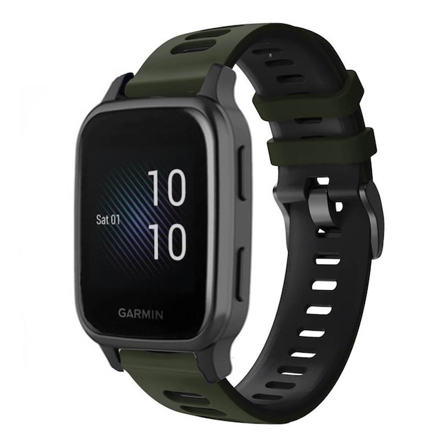 Twin Sport Armbånd Garmin Venu Sq Music Edition- Grøn/sort