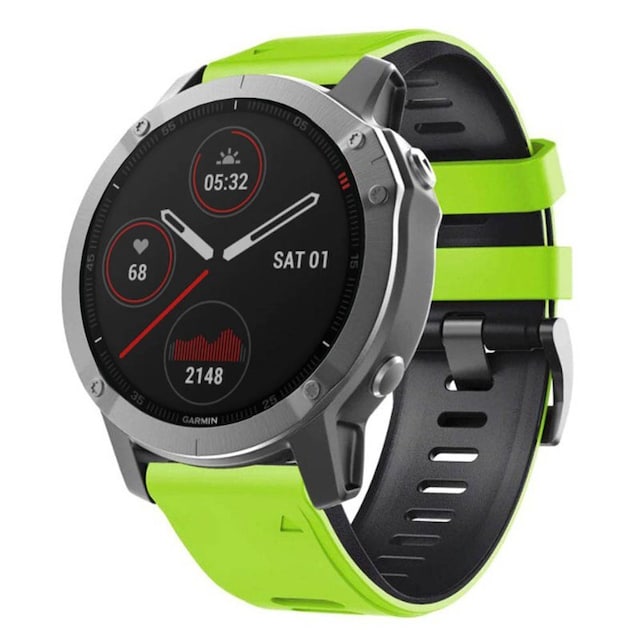 Twin Sport Armbånd Garmin Fenix 6 Pro- Kalk/sort