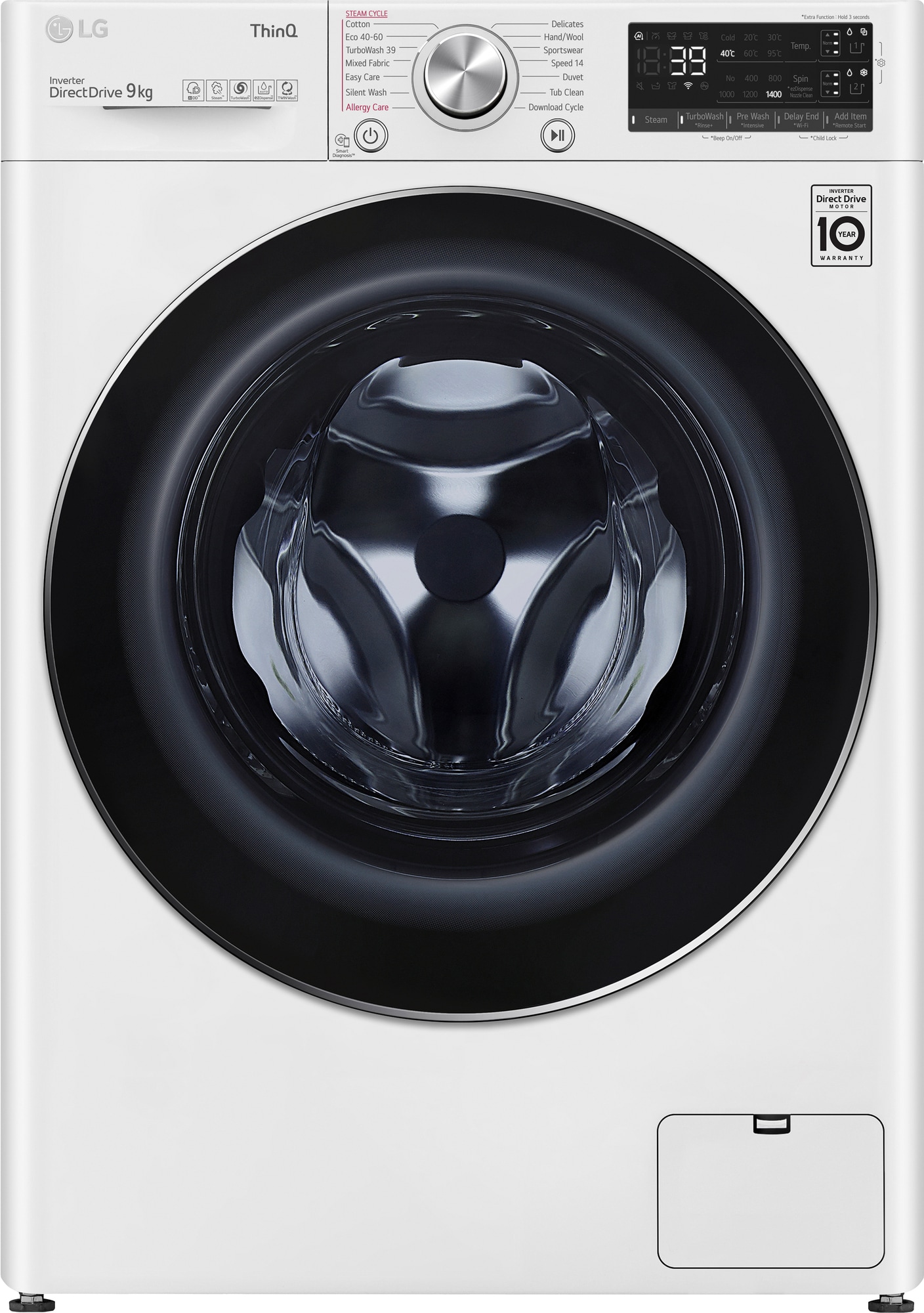 LG vaskemaskine FV94VNS2QA | Elgiganten