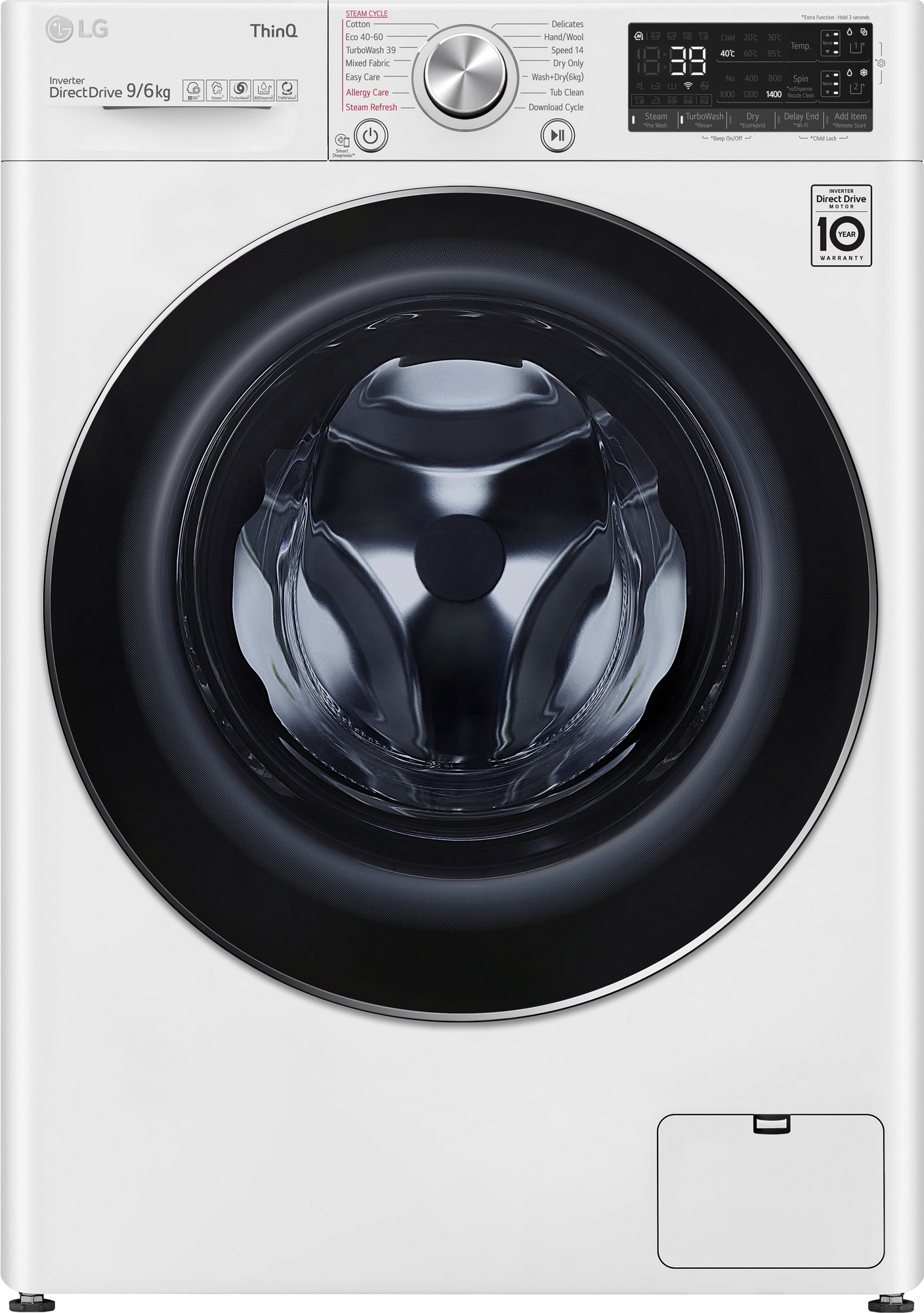LG vaskemaskine/tørretumbler CV90V7S2QA | Elgiganten