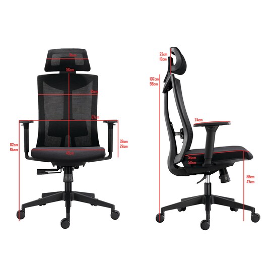 Zen Office 750 ergonomisk stol | Elgiganten
