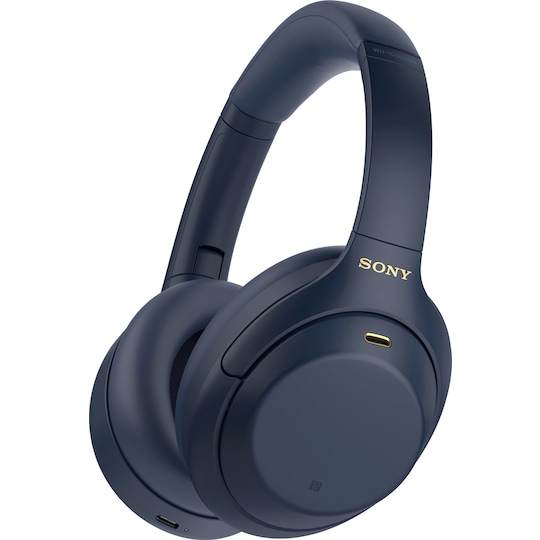 Sony wireless around-ear høretelefoner WH-1000XM4 (blue) | Elgiganten