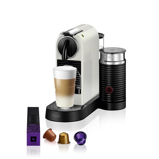 NESPRESSO® CitiZ&milk kaffemaskine fra DeLonghi, Hvid | Elgiganten