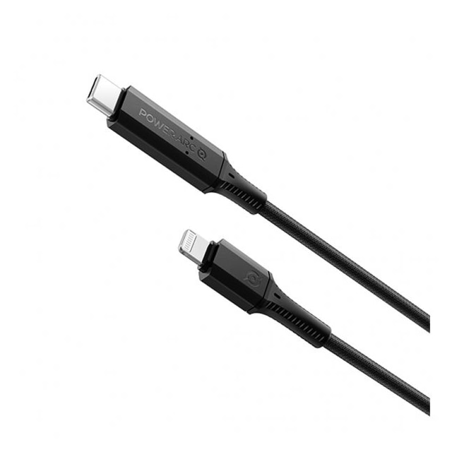 Spigen PowerArc Kabel ArcWire™ USB-C till Lightning 1 meter Sort