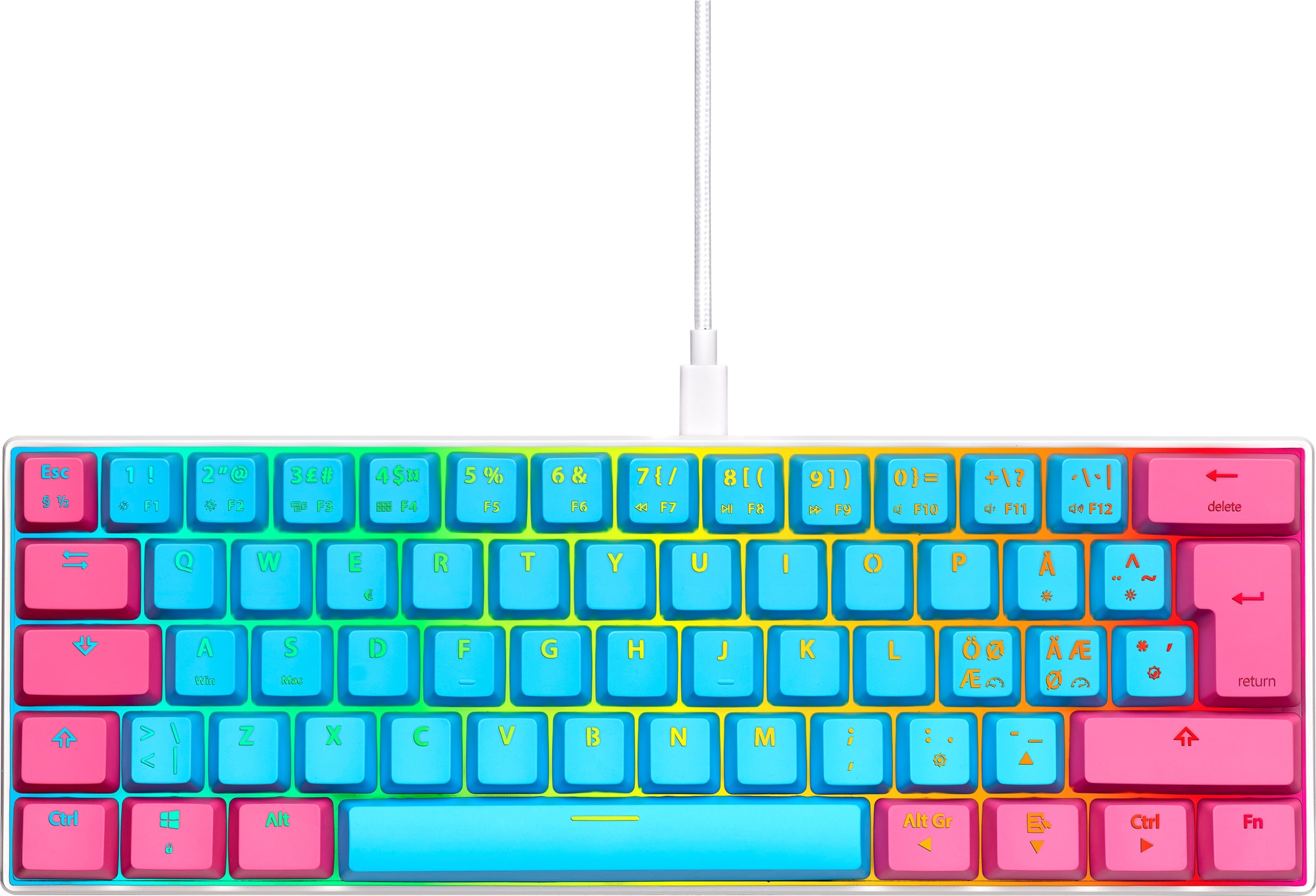NOS C-450 RGB tastatur (lollipop) | Elgiganten