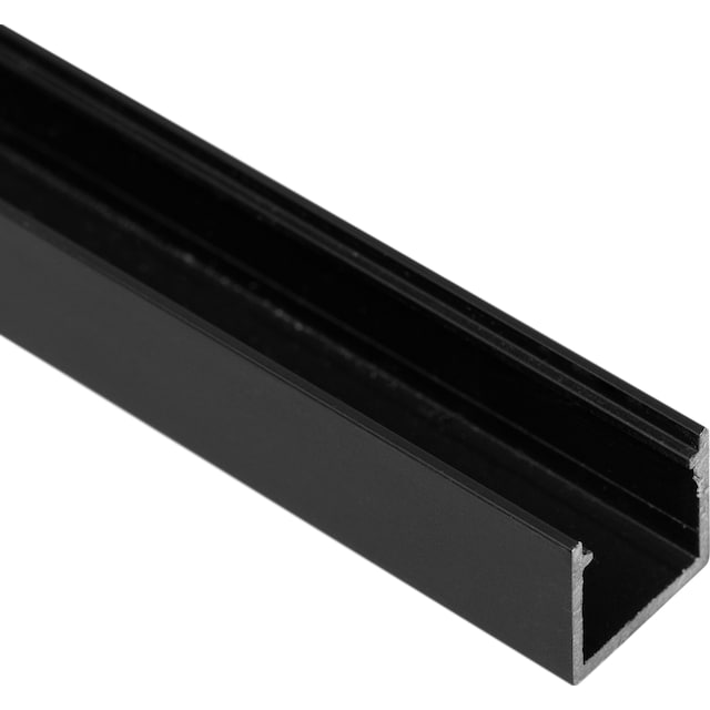 Loox5 overflade LED-stribeprofil i aluminium, 13 mm (sort)