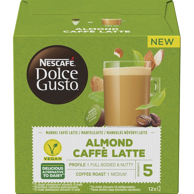 Nescafe Dolce Gusto Almond Caffé Latte kapsler DG12451247