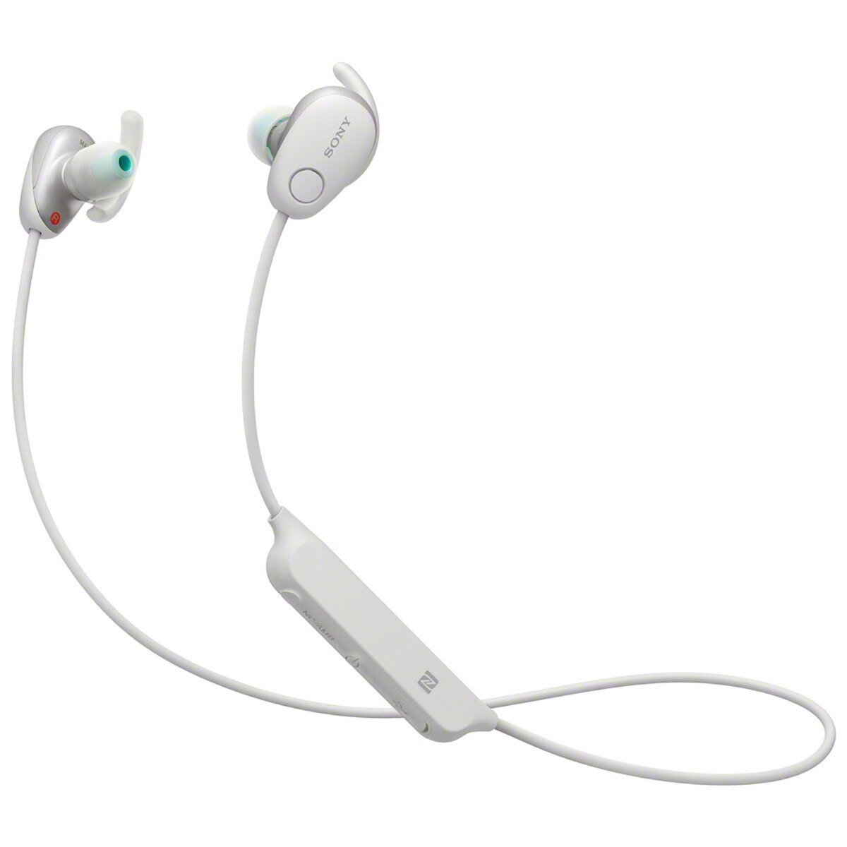 Sony WI-SP600 trådløse in-ear hovedtelefoner (hvid) - Handsfree og ...