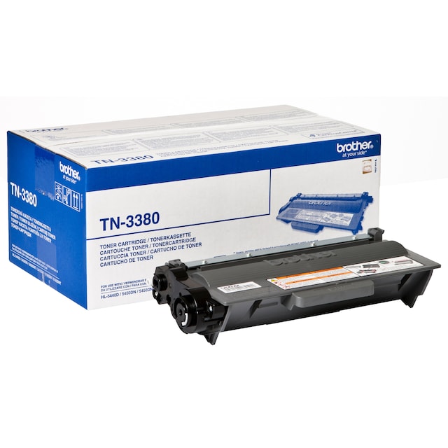 Brother toner TN3380 Sort