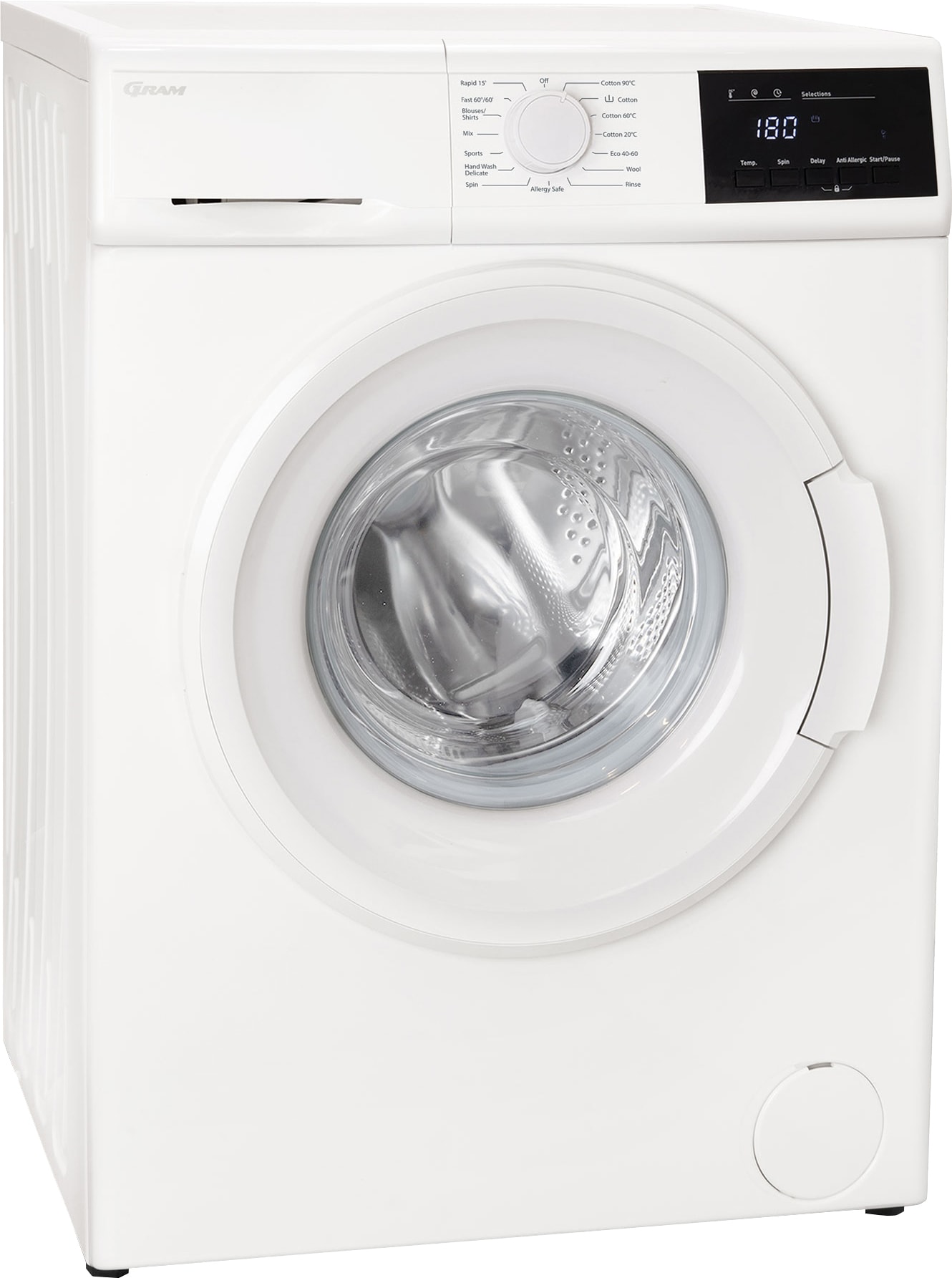 Gram vaskemaskine WD57014501 (hvid) | Vaskemaskiner