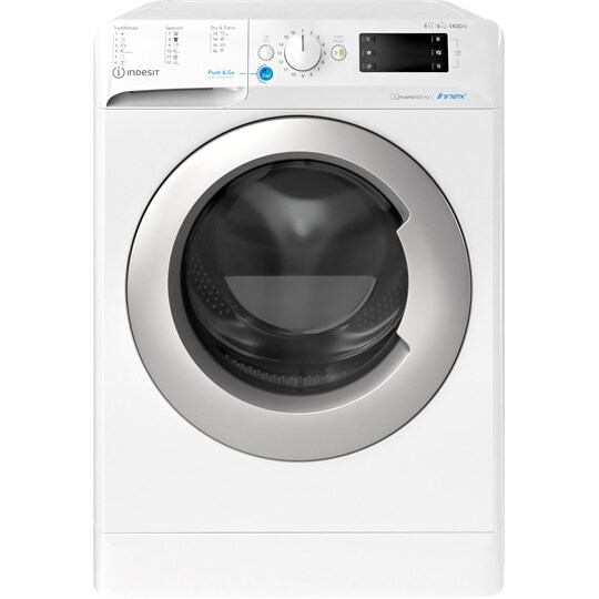 Indesit vaskemaskine/tørretumbler BDE861483XWS | Elgiganten