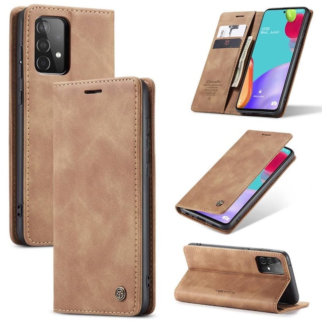 CaseMe Smart FlipCase Samsung Galaxy A52  - brun
