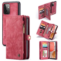 Multi-Wallet CaseMe 11-kort Samsung Galaxy A72  - rød