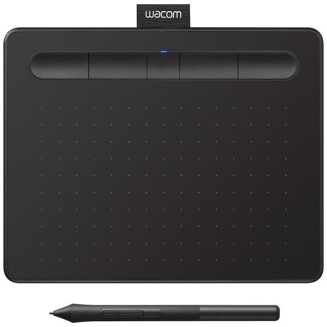 Wacom Intuos S Bluetooth tegneplade (sort)