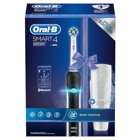 Oral-B Smart 4 elektrisk tandbørste 4500N | Elgiganten