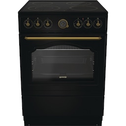 Gorenje Jet Black keramisk komfur ECS6251CLB