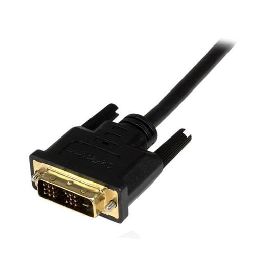 StarTech.com Micro HDMI - DVI-D, 2m, 2 m, Micro-HDMI, DVI-D, Guld, Sort,  Polyvinylchlorid (PVC) | Elgiganten