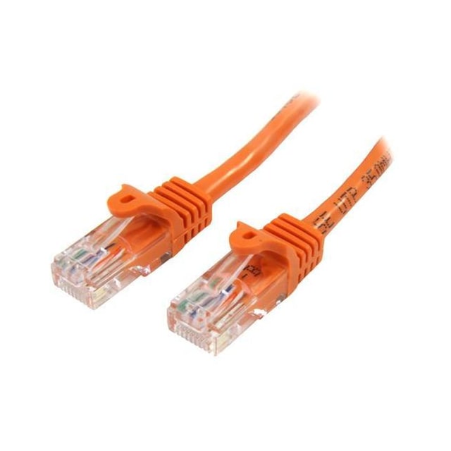 StarTech.com 45PAT50CMOR, 0,5 m, Cat5e, U/UTP (UTP), RJ-45, RJ-45