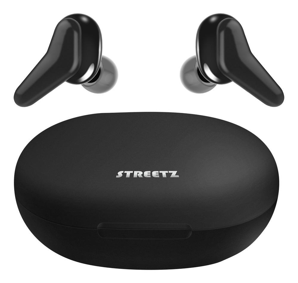 STREETZ Trådløse hovedtelefoner med opladningsetui, in-ear, TWS, BT 5, sort  | Elgiganten