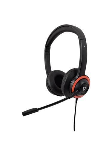 V7 HA530E, Headset, Headset, Kontor/Callcenter, Sort, 2 m, Kina