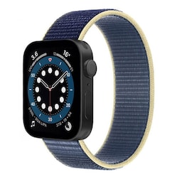 Apple Watch 7 (44mm) Nylon Armbånd - Artic Ocean Blue
