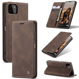 CaseMe Smart FlipCase Samsung Galaxy A22 5G  - kaffe