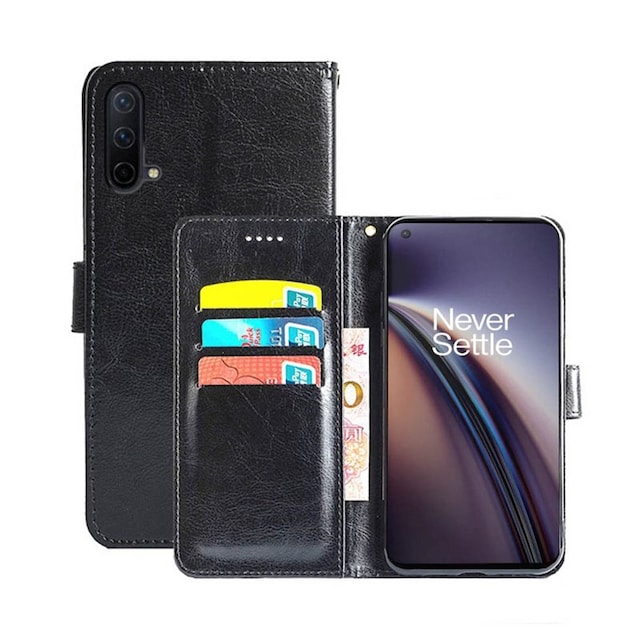 Wallet Cover 3-kort OnePlus Nord CE 5G  - sort