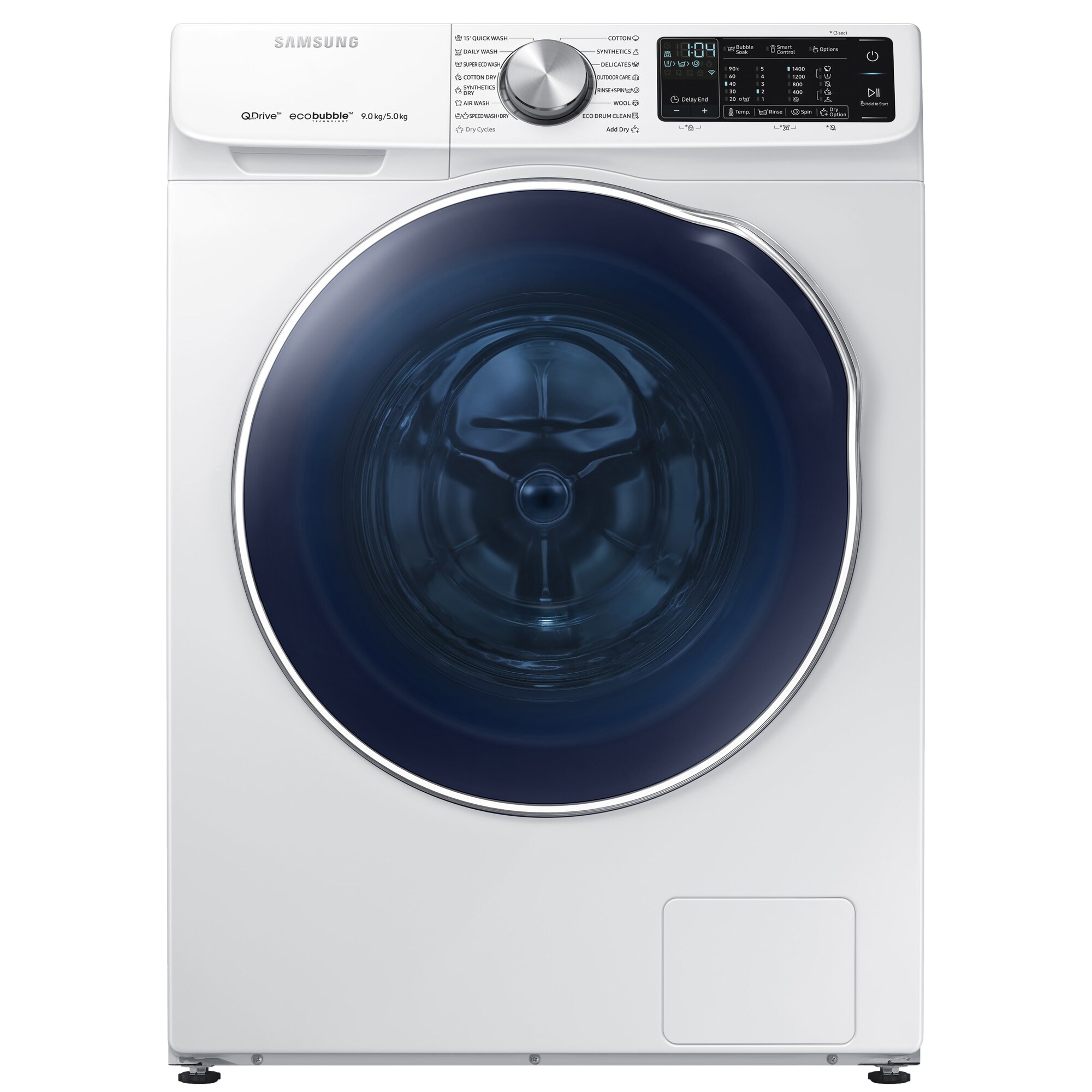 Samsung vaskemaskine/tørretumbler WD90N643OAW - Vaskemaskiner med ...
