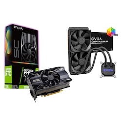 EVGA GF RTX 2060 SC + CLC 240 LIQUID CPU Cooler BU