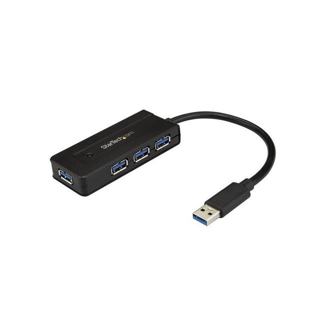 StarTech.com ST4300MINI, USB 3.2 Gen 1 (3.1 Gen 1) Type-A, USB 3.2 Gen 1 (3.1 Gen 1) Type-A, 5000 Mbit/s, Sort, Plast, 0,15 m