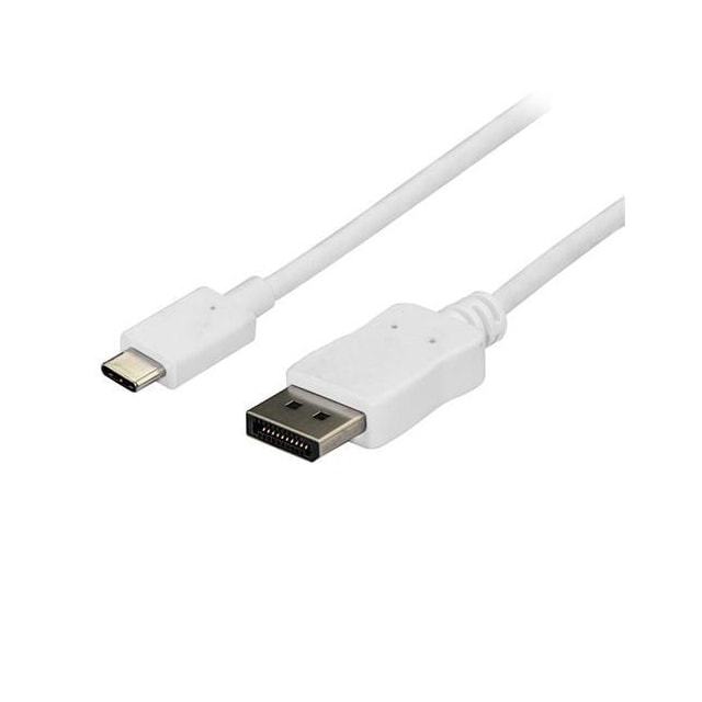 StarTech.com CDP2DPMM6W, 1,8 m, USB Type-C, DisplayPort, Hanstik, Hanstik, Lige