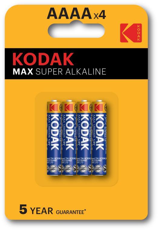 Kodak MAX alkaline AAAA batteri (4 stk.) | Elgiganten