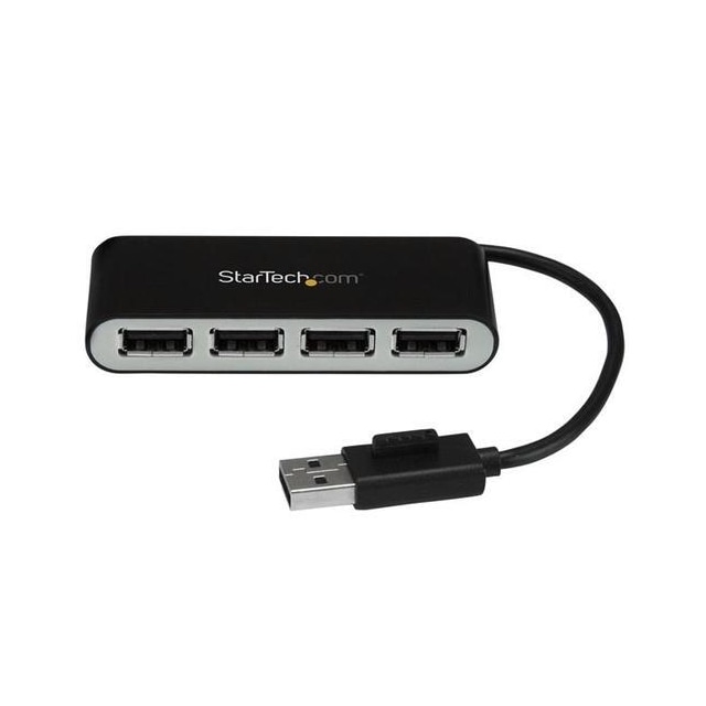 StarTech.com ST4200MINI2, USB 2.0, USB 2.0, 480 Mbit/s, Sort, Sølv, Plast, CE, FCC, RoHS, REACH