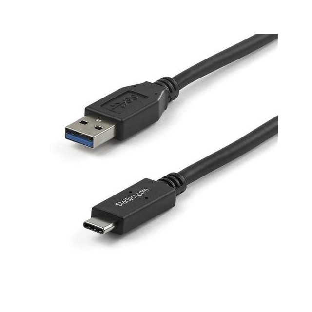 StarTech.com USB31AC1M, 1 m, USB A, USB C, USB 3.2 Gen 2 (3.1 Gen 2), 10000 Mbit/s, Sort