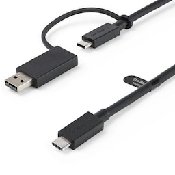 StarTech.com USBCCADP, 1 m, USB C, USB C, USB 3.2 Gen 2 (3.1 Gen 2), 10000 Mbit/s, Sort
