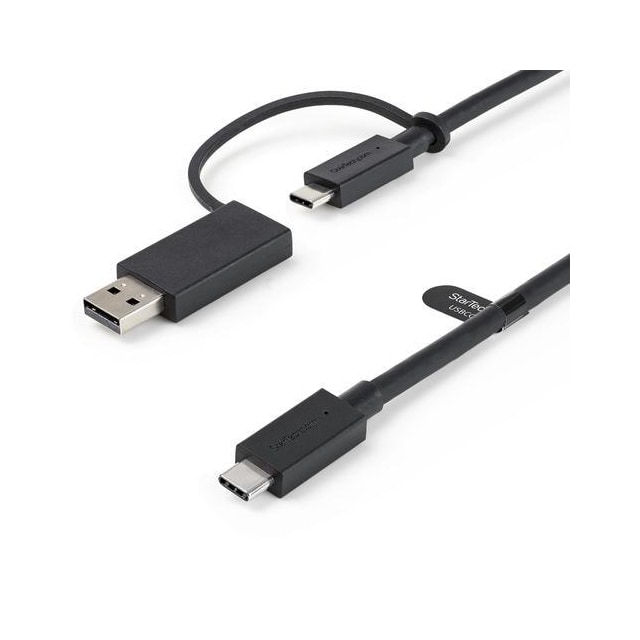 StarTech.com USBCCADP, 1 m, USB C, USB C, USB 3.2 Gen 2 (3.1 Gen 2), 10000 Mbit/s, Sort