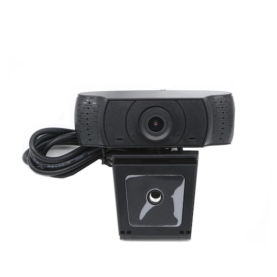 Webcam 1080p Full HD med indbygget mikrofon og låg | Elgiganten