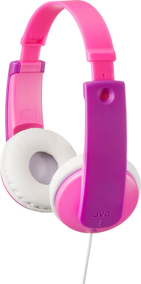 JVC Kids KD7 85dB på-øret høretelefoner (pink) | Elgiganten
