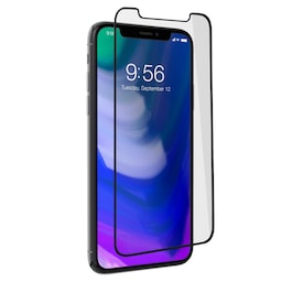 Zagg skærmbeskytter af glas til iPhone X (sort)