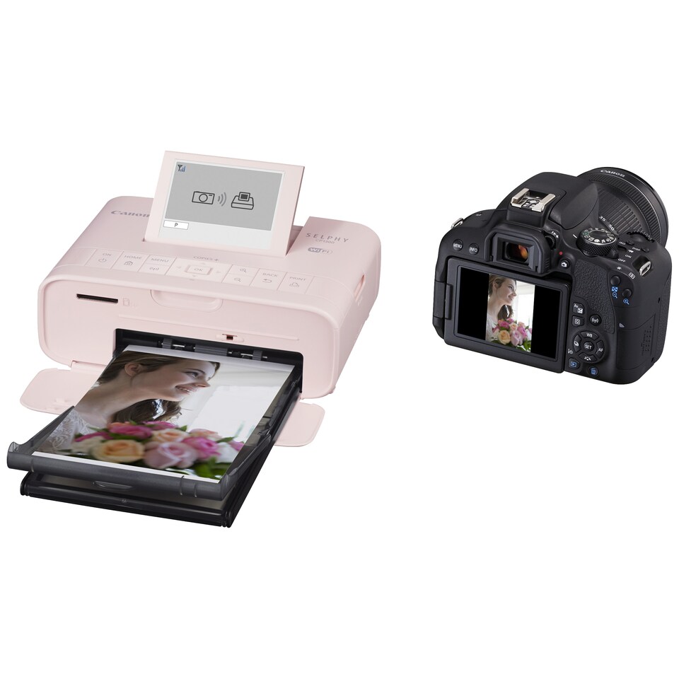 Canon Selphy Cp1300 Wifi Fotoprinter Pink Elgiganten