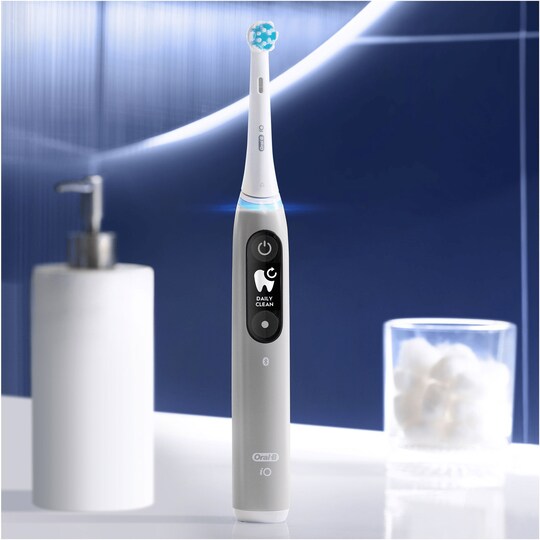 Oral-B iO6 elektrisk tandbørste 377788 (grey opal) | Elgiganten