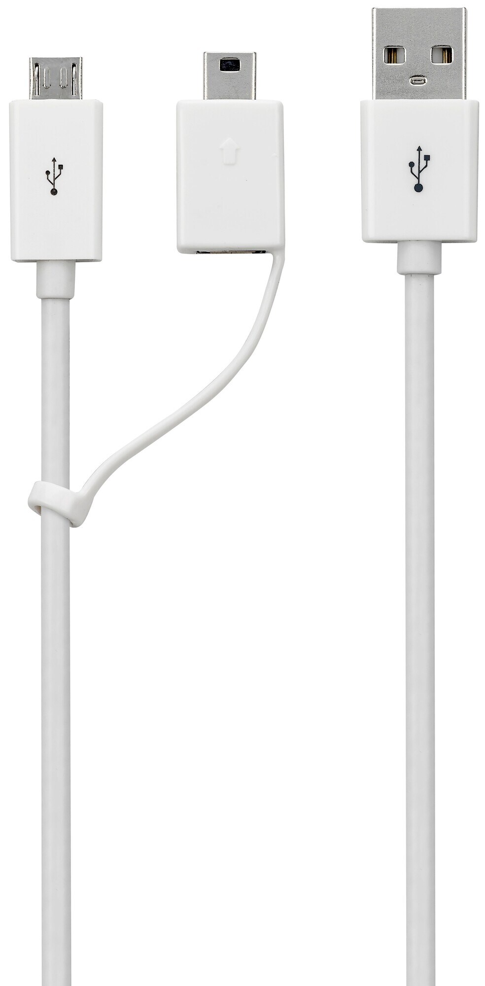 I Want It 1.8 m USB-A til Micro-/Mini-USB kabel (hvid) | Elgiganten