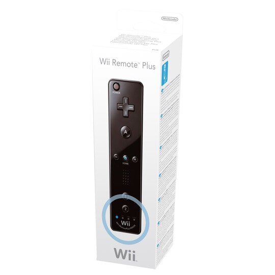 Wii Remote Plus Controller (Sort) | Elgiganten