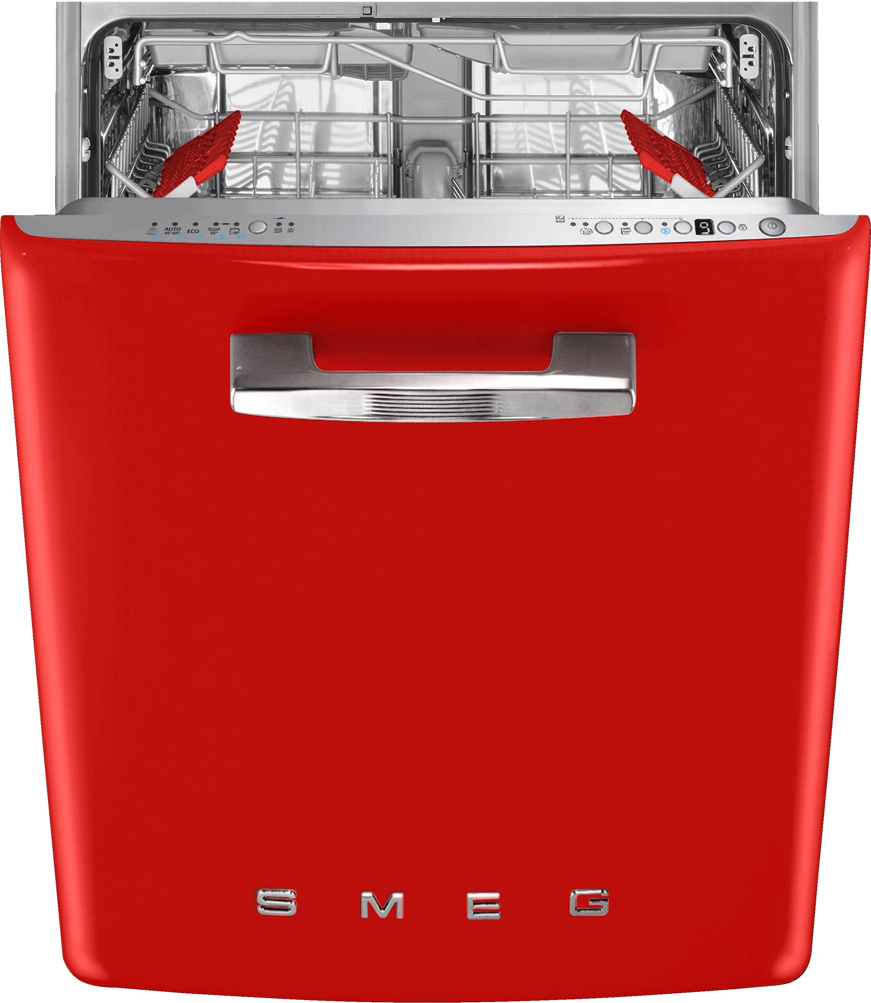Smeg 50 s style opvaskemaskine STFABRD3 (rød)