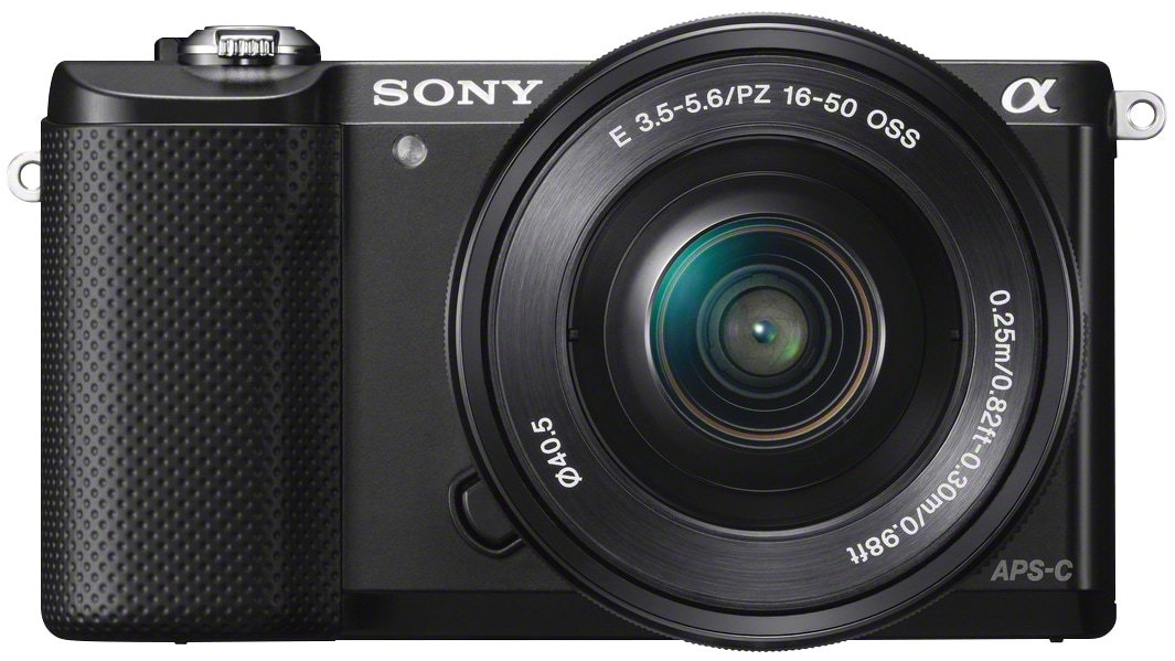 Sony A5000 systemkamera + 16-50mm PZ objektiv - sort - Spejlrefleks &  kompakt systemkamera - Elgiganten
