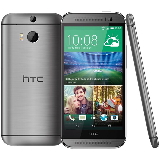 HTC One (M8) smartphone (grå) | Elgiganten