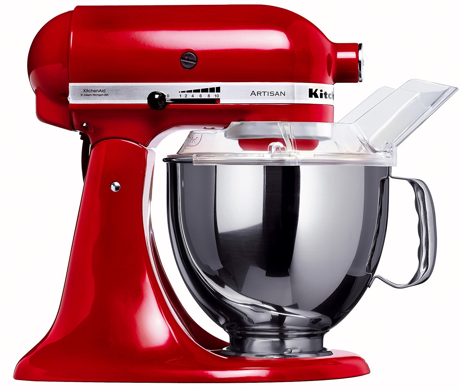 KitchenAid køkkenmaskine 5KSM150PSEER - rød | Elgiganten