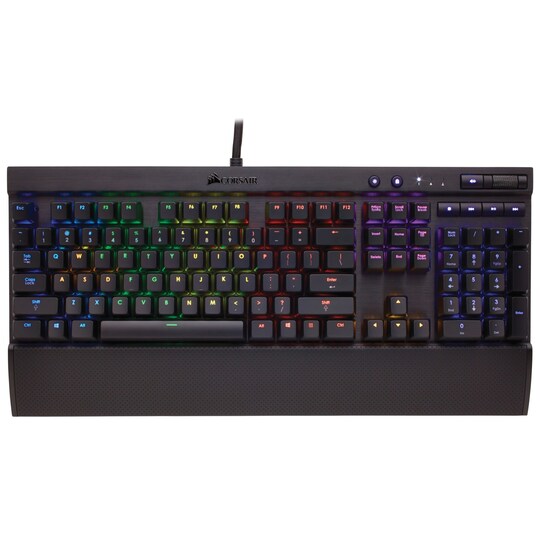 K70 RGB gaming-tastatur - sort | Elgiganten